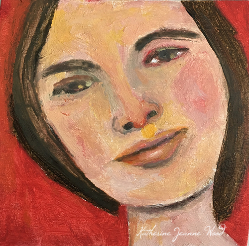 Katie Jeanne Wood - 326 oil portrait painting