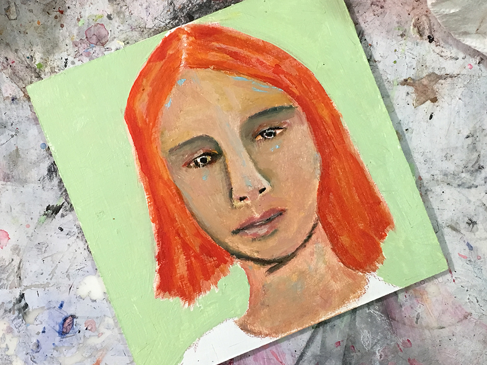 Katie Jeanne Wood - 336 oil portrait painting