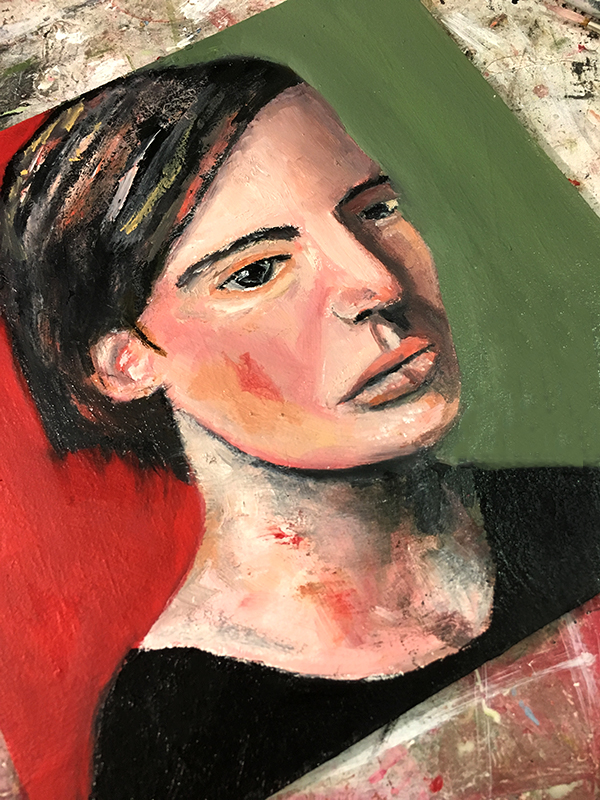 Katie Jeanne Wood - 357 oil portrait painting