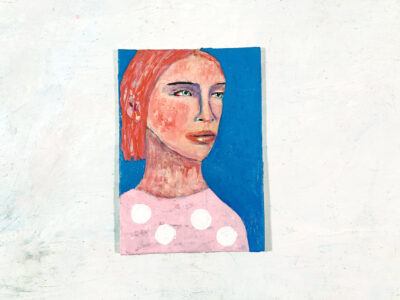 Katie Jeanne Wood - Woman portrait painting Beyond Herself 02