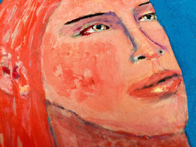 Katie Jeanne Wood - Woman portrait painting Beyond Herself 02
