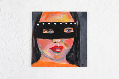 Katie Jeanne Wood - 4x4 Masquerade Mask Series No 1