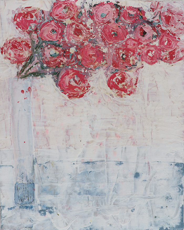 Katie Jeanne Wood - sold floral painting