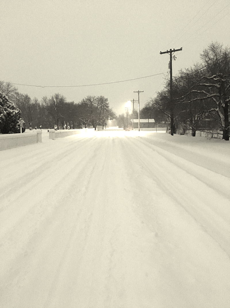 Katie Jeanne Wood - snowy street