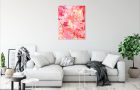 Pink abstract print by Art by Katie Jeanne