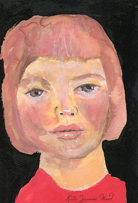 Katie Jeanne Wood - 4x6 Viator portrait painting
