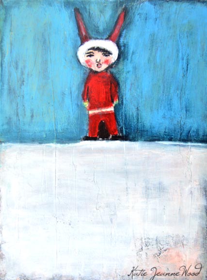 Katie Jeanne Wood - Hey You Didn't Say It Back figure painting sale