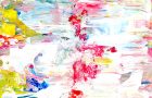Katie Jeanne Wood - white abstract painting No 113