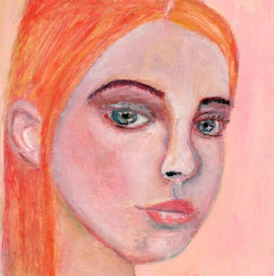 Katie Jeanne Wood - She's Got The Receipts portrait painting