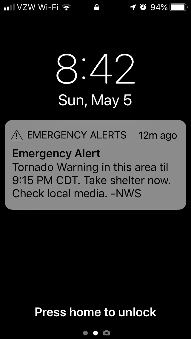 Katie Jeanne Wood - tornado warning