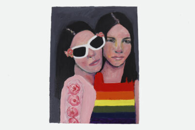 Katie Jeanne Wood - 9x12 Love LGBTQ portrait painting
