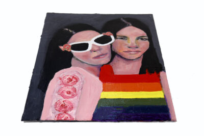 Katie Jeanne Wood - 9x12 Love LGBTQ portrait painting