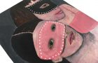 Katie Jeanne Wood - 9x12 Lovely Love - masquerade mask portrait painting
