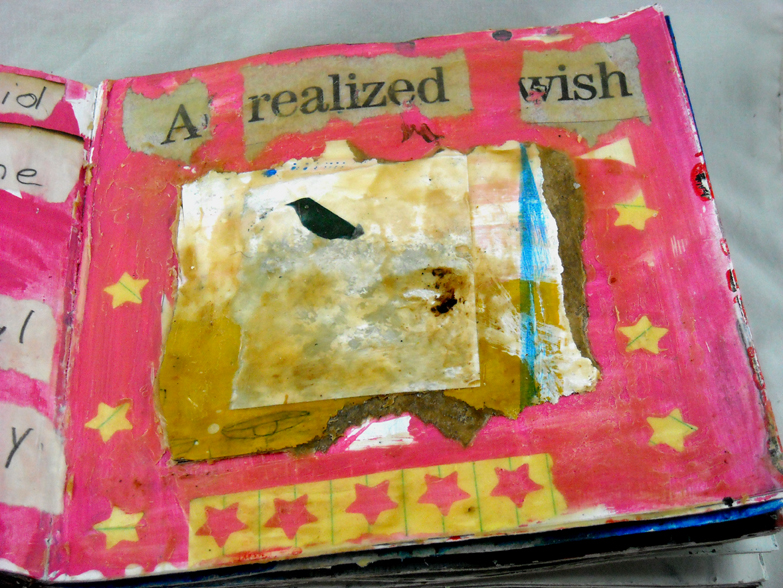 Katie Jeanne Wood - art journal page from 2002