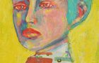 Katie Jeanne Wood - Voyager's Dream - woman portrait painting