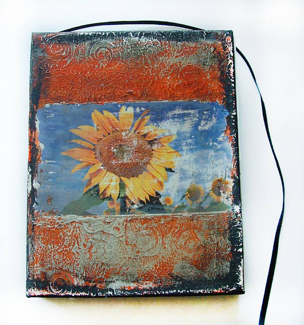 Katie Jeanne Wood - Handmade sunflower book