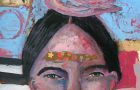 Katie Jeanne Wood - 9x12 Good Luck Charm Portrait Painting