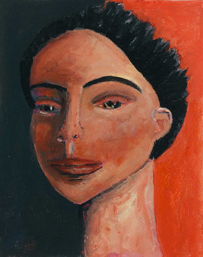 Katie Jeanne Wood - portrait painting using the zorn paint palette