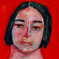 Katie Jeanne Wood - Unspeakable portrait painting