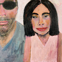 Katie Jeanne Wood - 9x12 Unbroken Chain Man & woman portrait painting