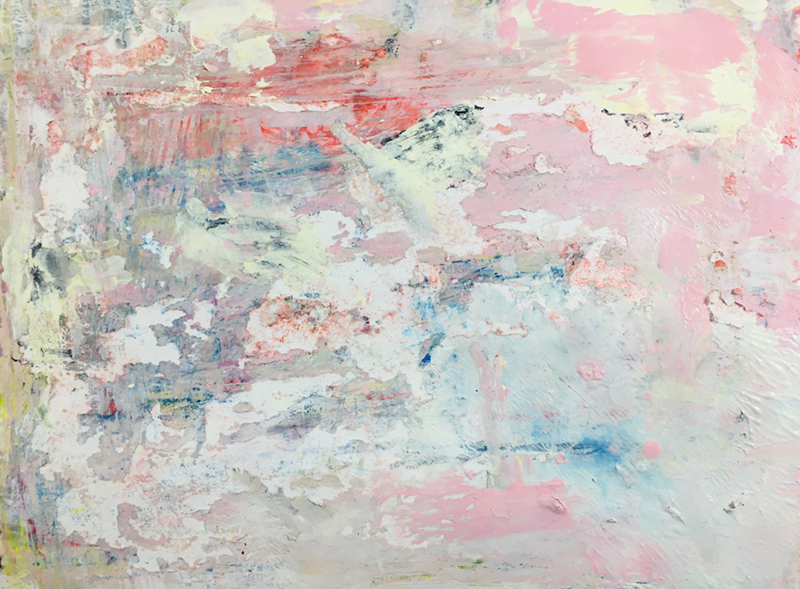 Katie Jeanne Wood - Pale pastel abstract art