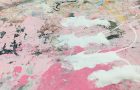 Katie Jeanne Wood - Pink & white Abstract Painting