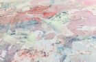 Katie Jeanne Wood - Farmhouse style white pink blue abstract art