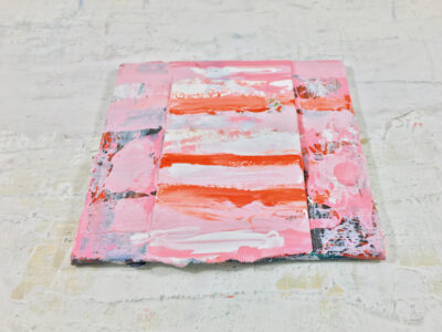 Katie Jeanne Wood - 4x4 Sweet Like Candy mini abstract painting
