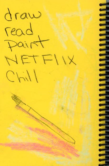 Katie Jeanne Wood - Sketchbook Netflix and chill