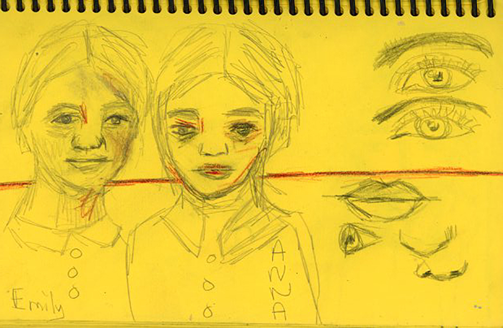 Katie Jeanne Wood - Sketchbook faces