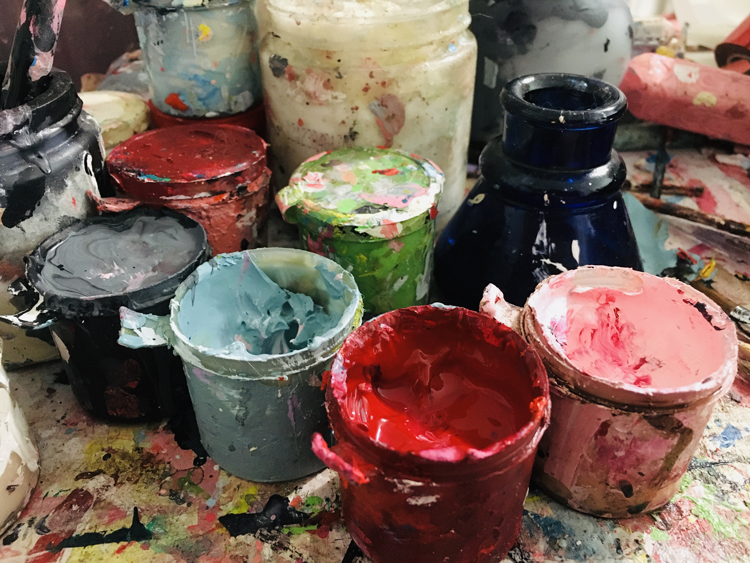 Katie Jeanne Wood - painting pots