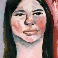 Katie Jeanne Wood - I Am Indeed oil portrait painting