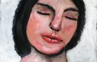 Katie Jeanne Wood - Mmm...Good Oil Portrait Painting