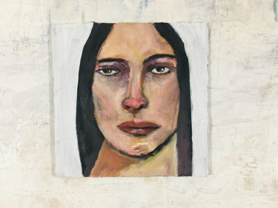 Katie Jeanne Wood - Ya Can't Fix Stupid Oil Portrait Painting