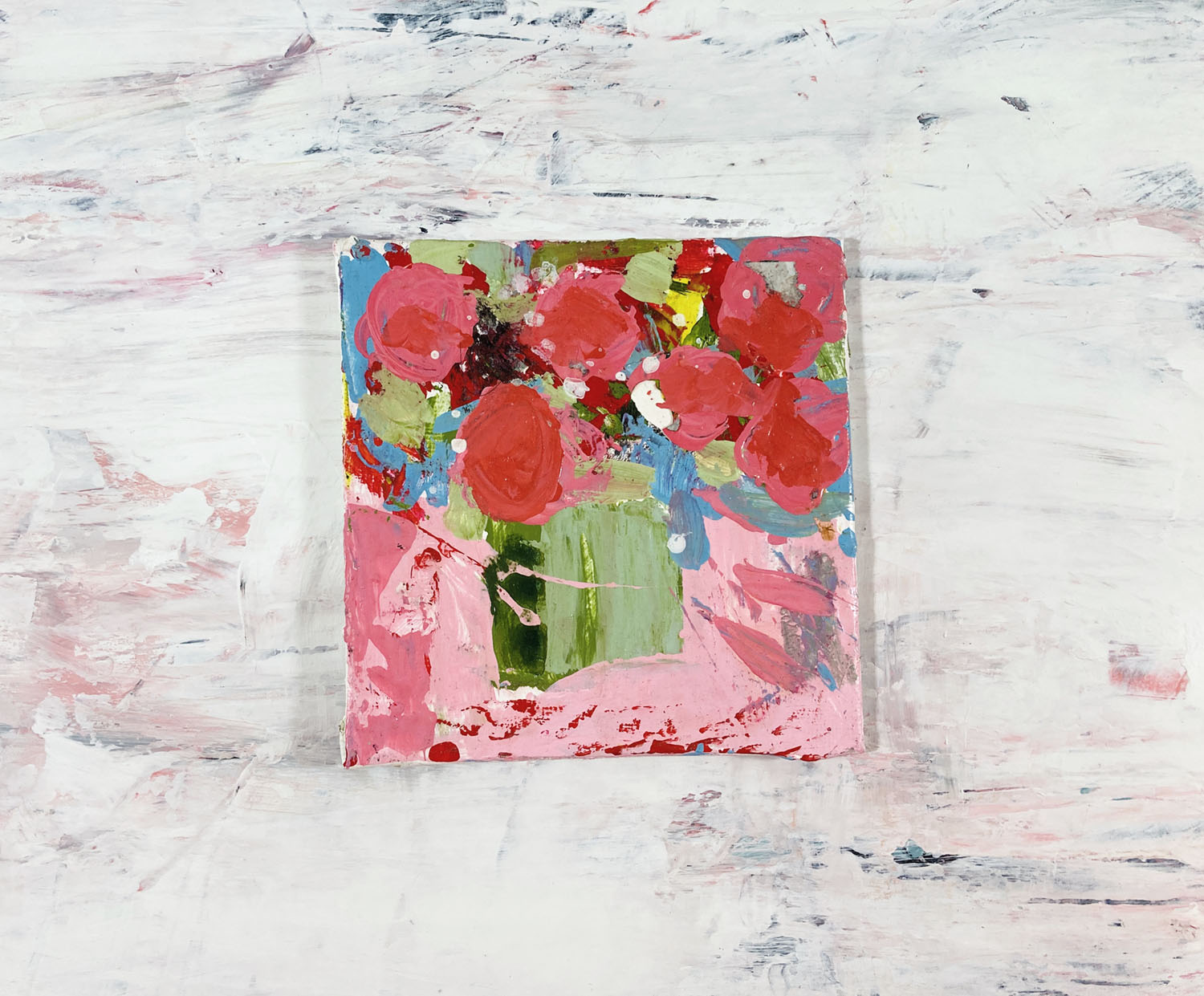 Katherine Jeanne Wood - 4x4 Flower Series No 310