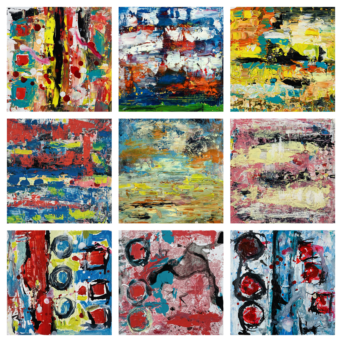 Katie Jeanne Wood - abstract paintings on sale