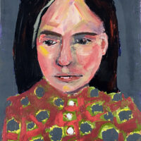 Katie Jeanne Wood - Oil Portrait Painting Worried About the Future