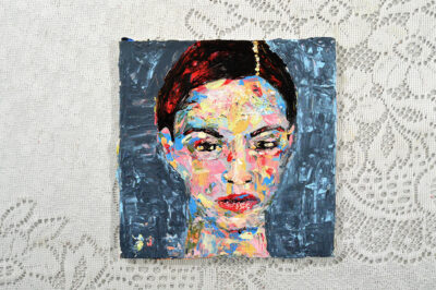 Katie Jeanne Wood - Expressing Emotions Palette knife portrait painting