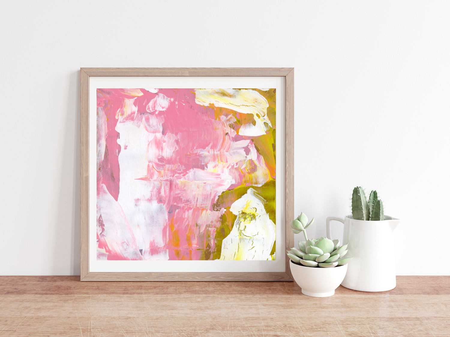 Katie Jeanne Wood - Learning to Breathe abstract painting print