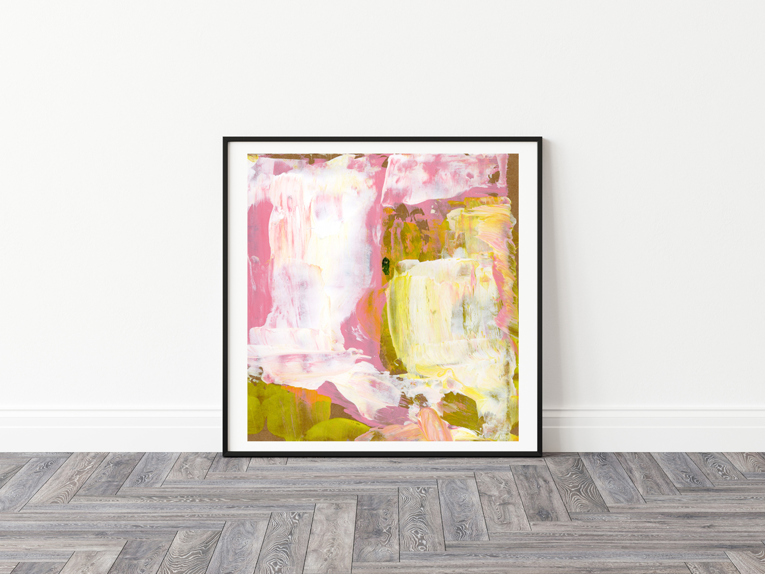 Katie Jeanne Wood - Maybe If We Walk abstract painting print