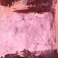 Katie Jeanne Wood - pink maroon bstract painting