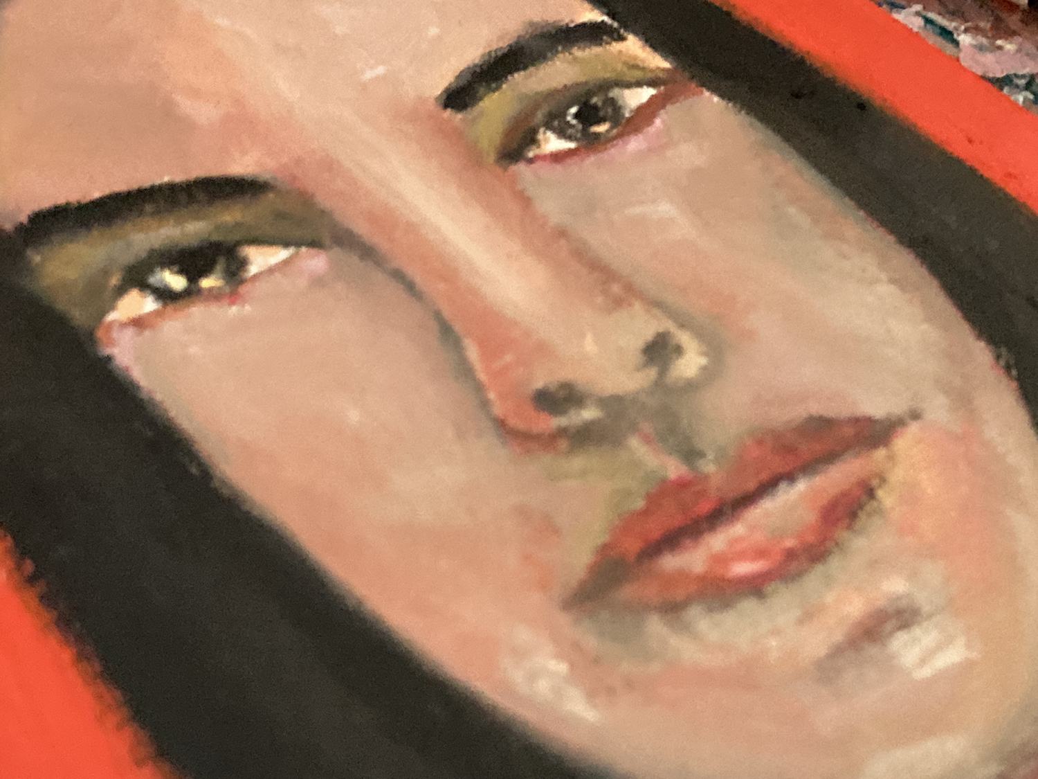 Katie Jeanne Wood - Ali MacGraw oil portrait painting 