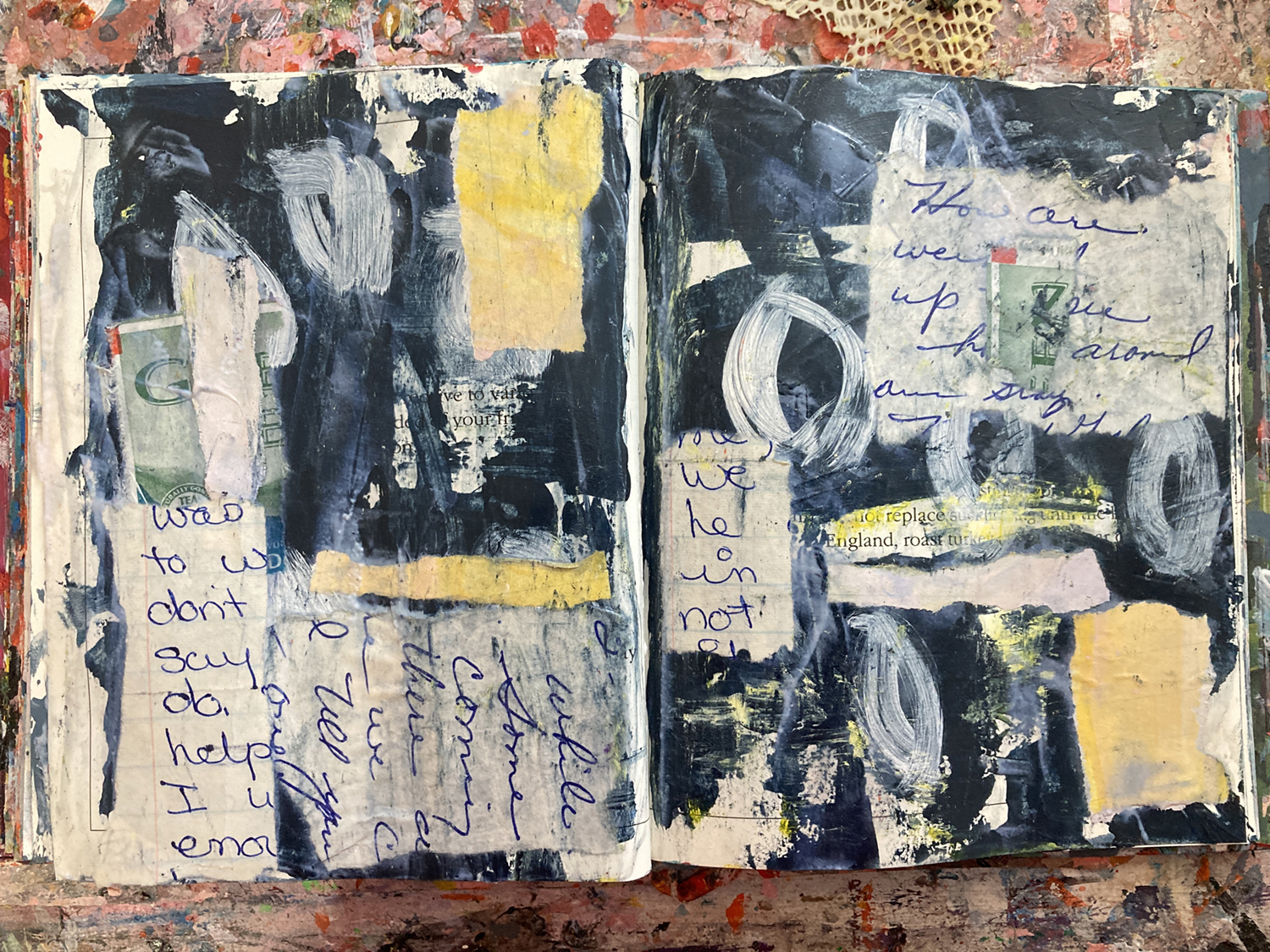 Katie Jeanne Wood - Art journal layer three