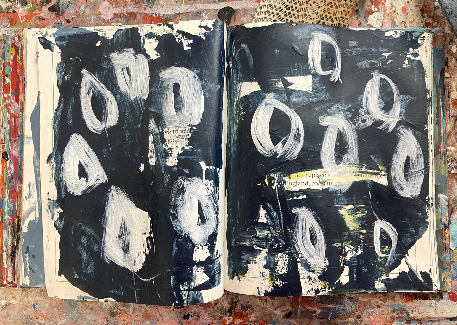 Katie Jeanne Wood - Art journal layer two