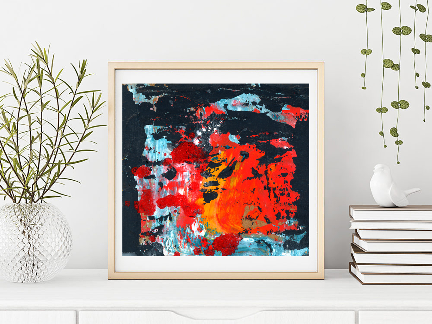 Katie Jeanne Wood - Evening Love Song abstract painting print
