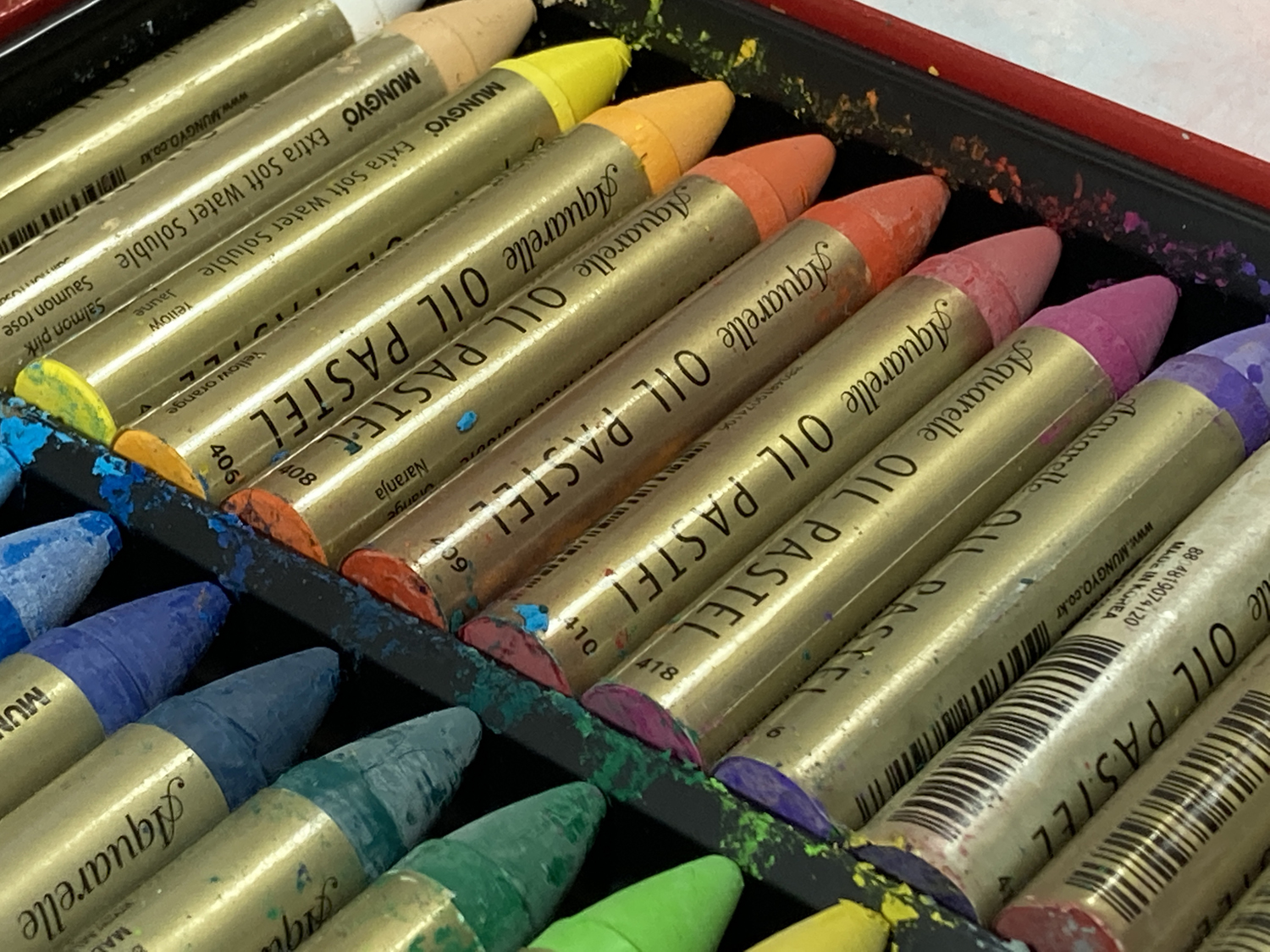 Mungyo water soluble oil pastels review – Katie Jeanne Wood