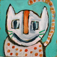 Katie Jeanne Wood - 4x4 Silly Cat No 3