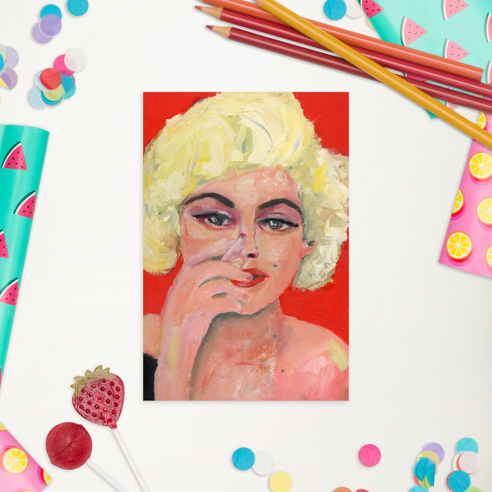 Katie Jeanne Wood - Marilyn Monroe postcards