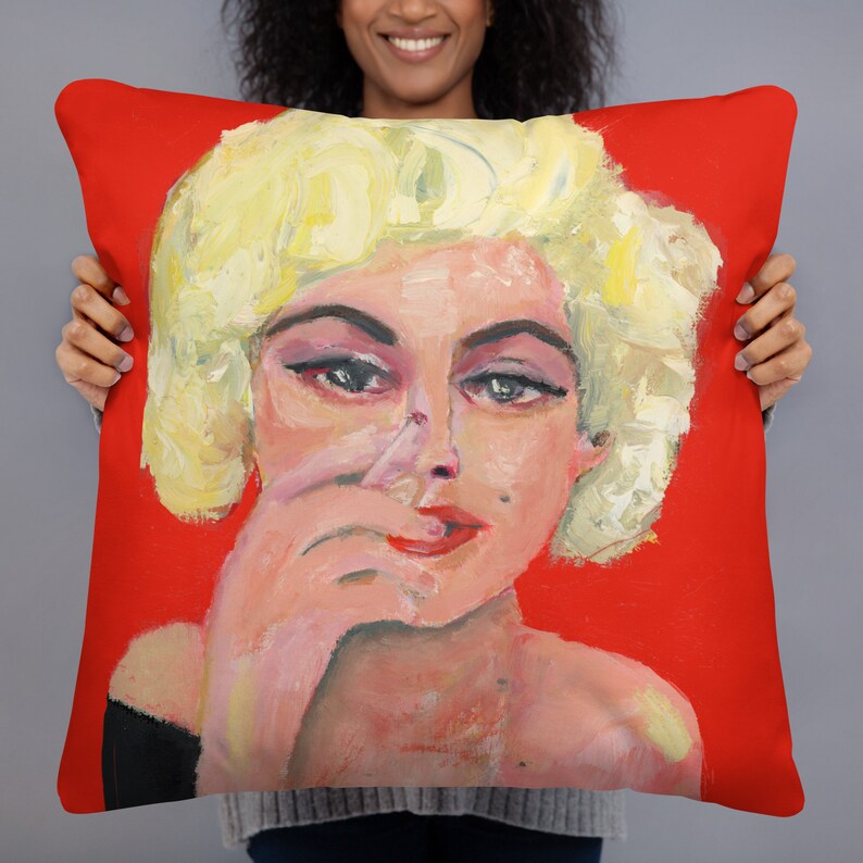 Katie Jeanne Wood - Marilyn Monroe throw pillows