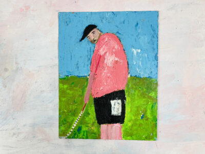 Katie Jeanne Wood - Sunday Afternoon Golf figure painting